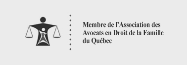 Avocate membre de l'Association des Avocats en Droit de la Famille du Québec